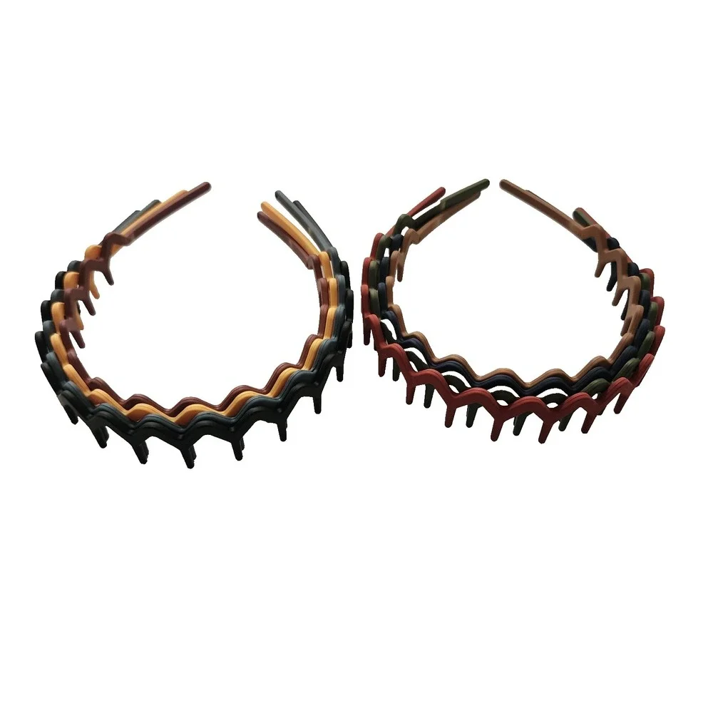 LAPOHI Non Slip Fashion Effortless Plastic Headbands Hair Accessories Bands 8Pcs